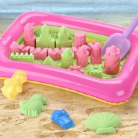 Play Sand Toy Educational Colorful Modeling Sand Kids Magic Sand With Mould