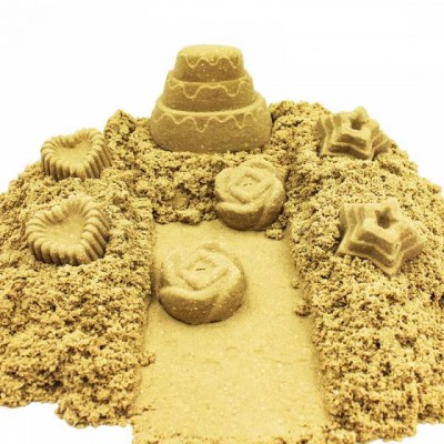 2020 Light Sand Fluffy And Moldable Castle Cake Topic Beach Color Modeling Sand