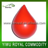 Blood Color PU Foam Relief Toy Stress Water Drop