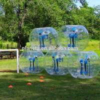 Factory price adult size human bubble knocker ball suit cheap inflatable body bubble soccer ball for football for sale